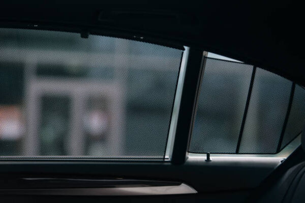 Car side window curtains sunshades. insect screen